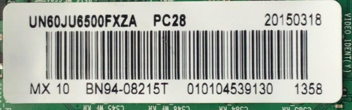 MAIN PARA TV SAMSUNG / NUMERO DE PARTE BN94-08215T / BN41-02344A / BN97-09265A / BN9408215T / PANEL CY-GJ060HGSV1H / MODELO UN60JU6500 / UN60JU6500FXZA HD01 - Imagen 2